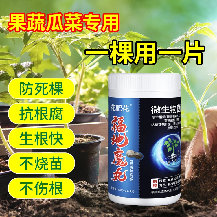 福地魔丸微生物菌剂移栽专用改土生根防死棵根腐生根土传病害300g