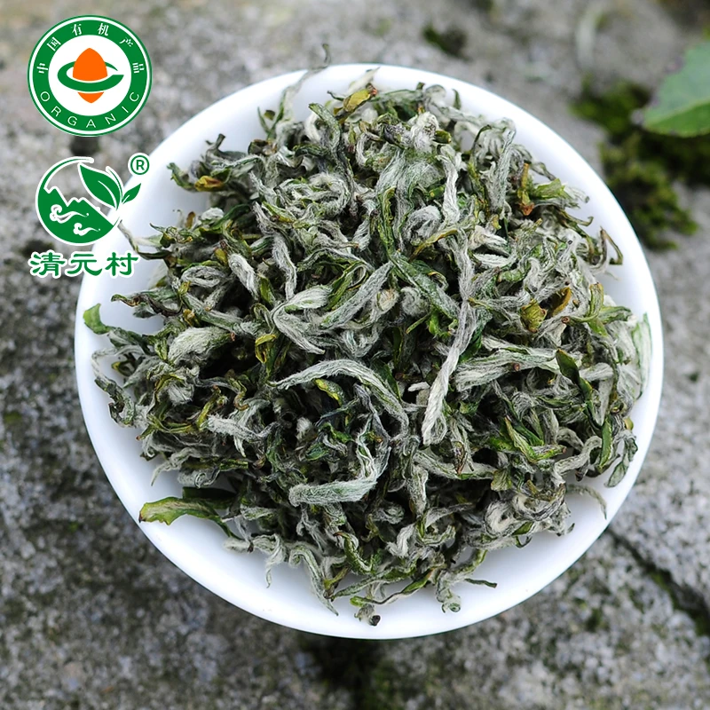 2024四川雅安1400米有机绿茶烘青绿茶有机甘露高山甘露蒙顶甘露