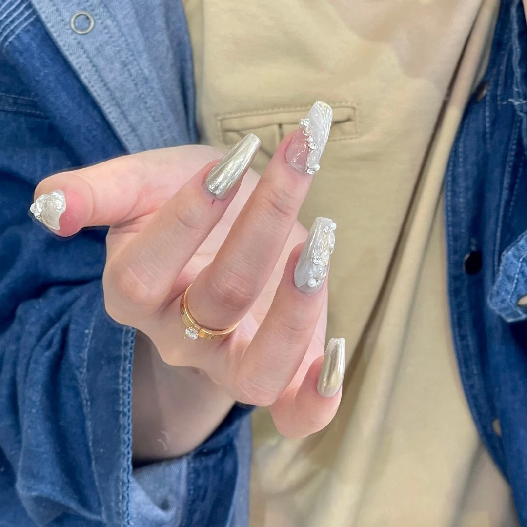 SISTER姐妹 一眼沦陷 高定纯手工穿戴甲指甲贴2025新款高级感美甲