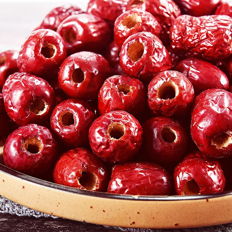 特级去核红枣零食新疆若羌即食去核灰枣无核枣非香酥脆枣