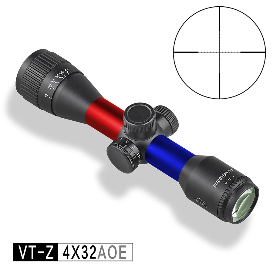 发现者VT-Z 4X32AOE单筒望远镜吃鸡八倍镜可调红绿