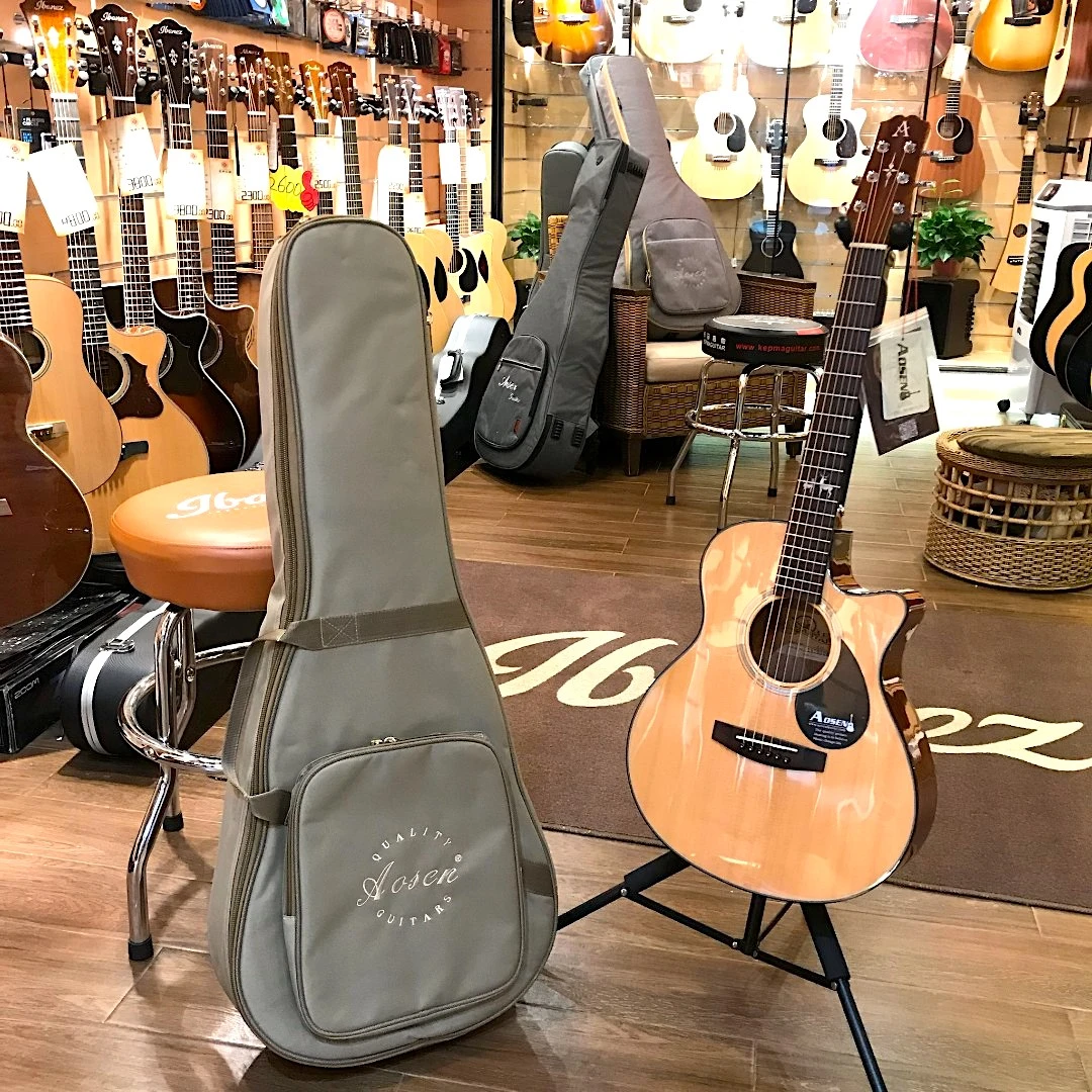Aosen 奥森M3S 单板旅行吉他带包 初学入门学生吉他