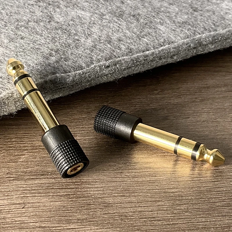 耳机转接头小头转6.5大连接3.5音频适用艾肯声卡通用双声道立体声