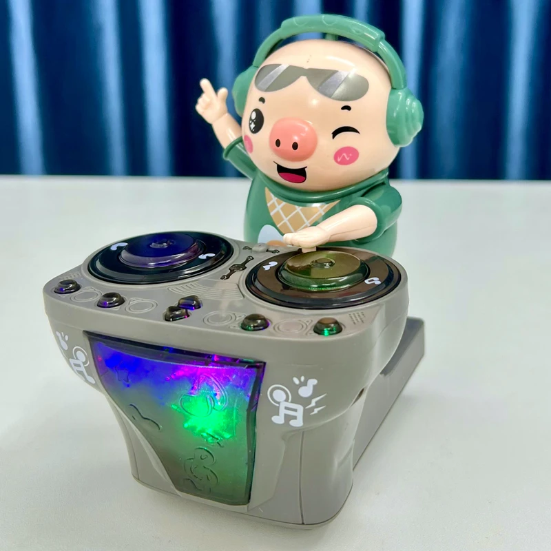 儿童1-2周岁宝宝唱歌跳舞电动小猪婴幼儿0-3岁益智力玩具新年礼物