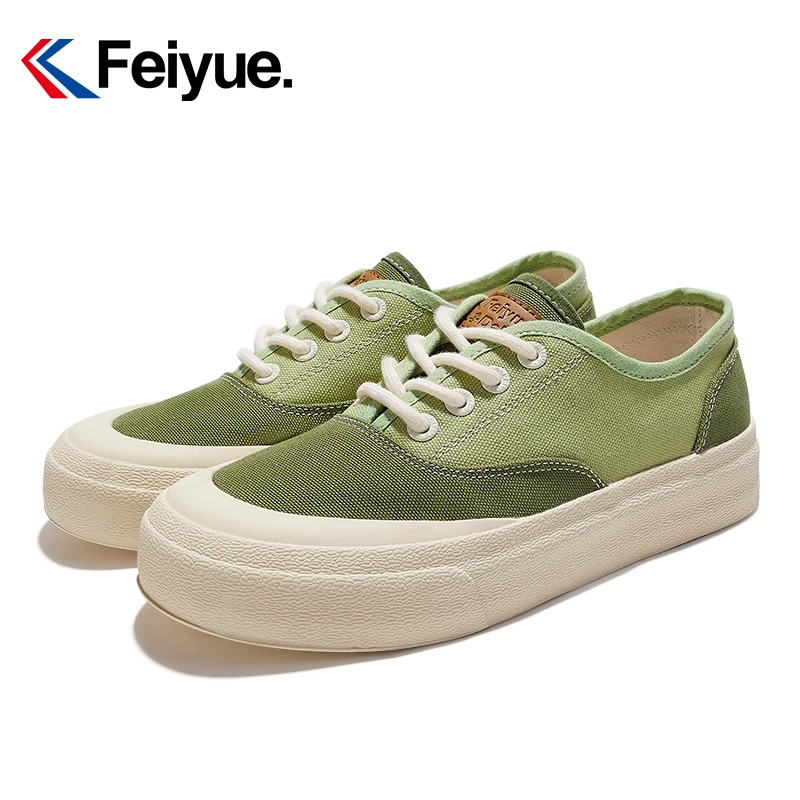【国货飞跃】飞跃/feiyue夏季运动新款帆布鞋厚底增高休闲鞋馒头鞋