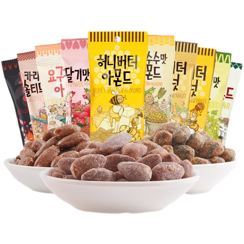 【主播专享】韩国汤姆农场进口35g小包混合坚果蜂蜜黄油味