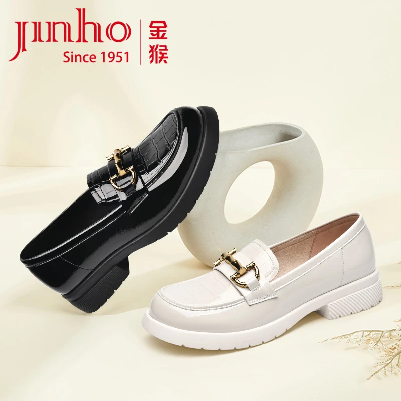 Jinho/金猴女鞋春秋季新款小皮鞋时尚休闲校园风JK小皮鞋SQ50054A