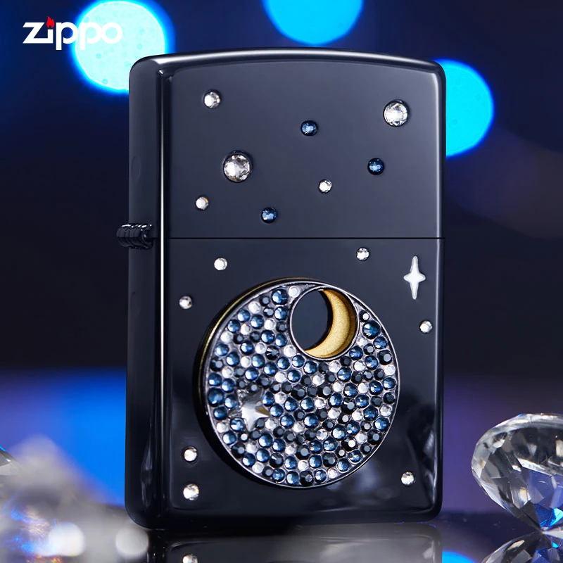 ZIPPO打火机【星动夜】官方正品正版煤油防风打火机礼物TC9901TZ