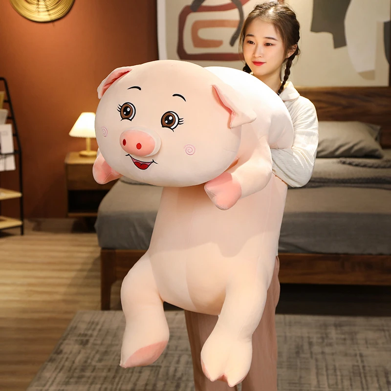 趴趴猪可爱胖版猪公仔毛绒玩具夹腿陪睡布娃娃女生生日礼物玩偶