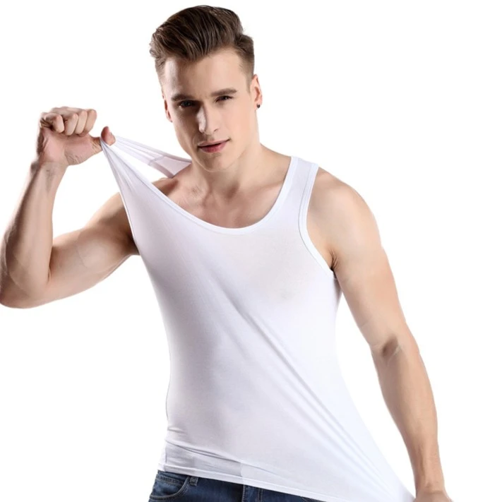 ①【男士背心】透气跨栏背心吸汗打底内穿棉男士宽松纯色夏季薄款