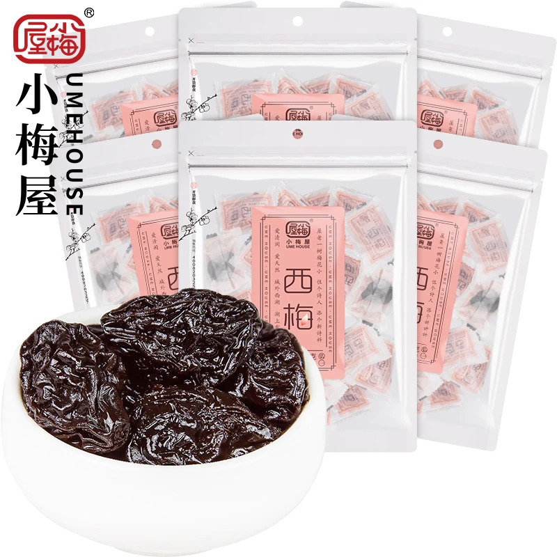 小梅屋【西梅-6袋】休闲零食网红食品蜜饯大西梅独立小包装零嘴