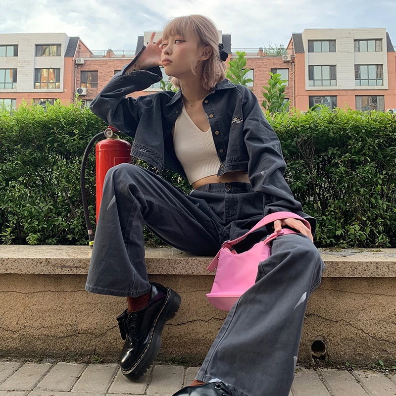 【呆呆私服】DNT/韩火火 时髦抽绳工装外套两版可选新款