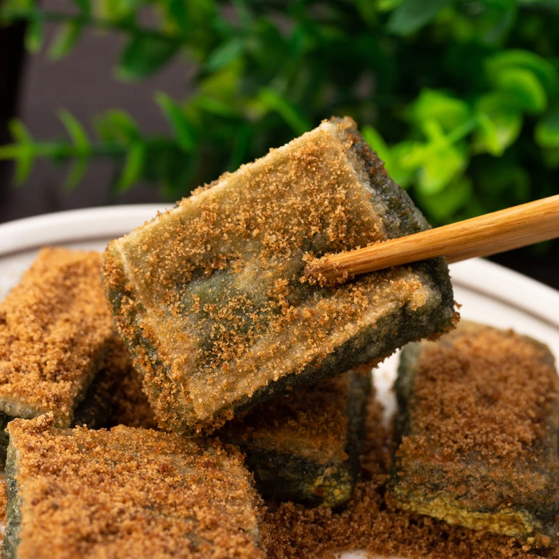 赵伯伯宁波特产象山无蔗糖糯米艾草糍粑麻糍青块艾草麻糍1000g