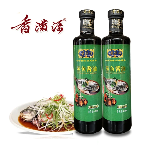 香满源精选蒸鱼酱油410ml两瓶特惠装