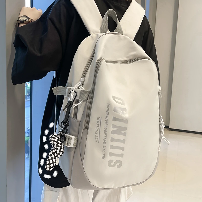 大容量书包女百搭高中生初中生双肩包大学生旅行电脑背包夏季男生