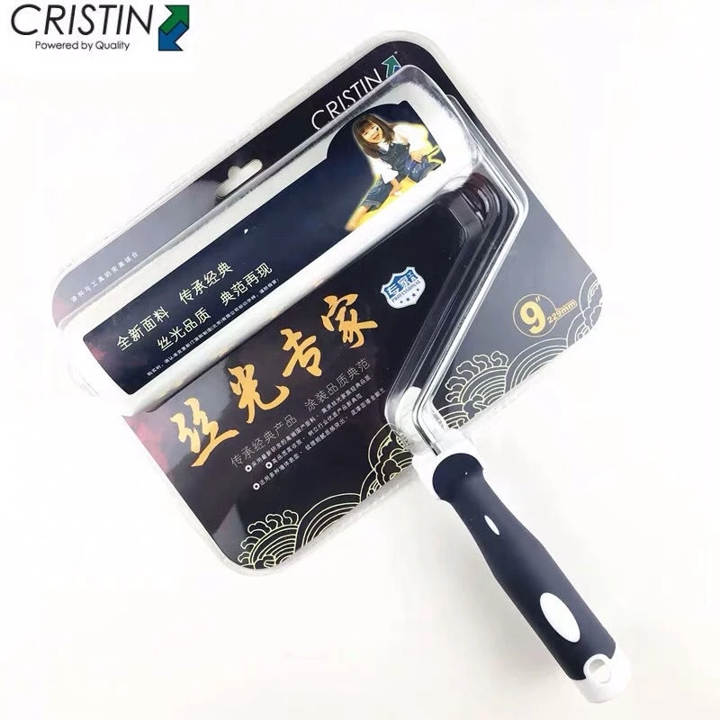 克里斯汀丝光专家滚刷 蛋壳光滚筒 墙漆工具乳胶漆丝光大师滚筒刷