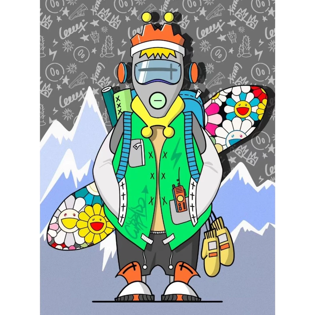 【纯画芯·陈智立】Heyboy系列作品-100版-艺术微喷-亲签