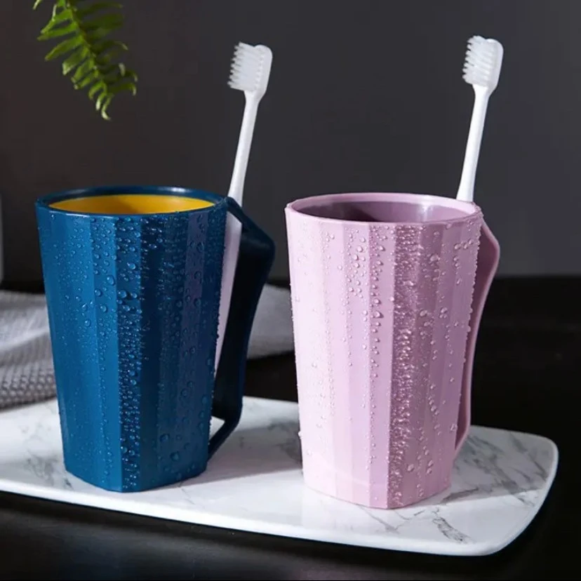 【跳跳】洗漱杯情侣轻奢款简约漱口杯  牙刷杯牙缸杯杯子加厚