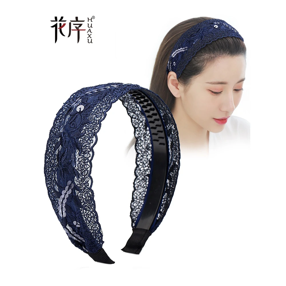 简约宽边发卡遮发神器中老年遮白发发箍女士宽边发夹头箍压发头饰