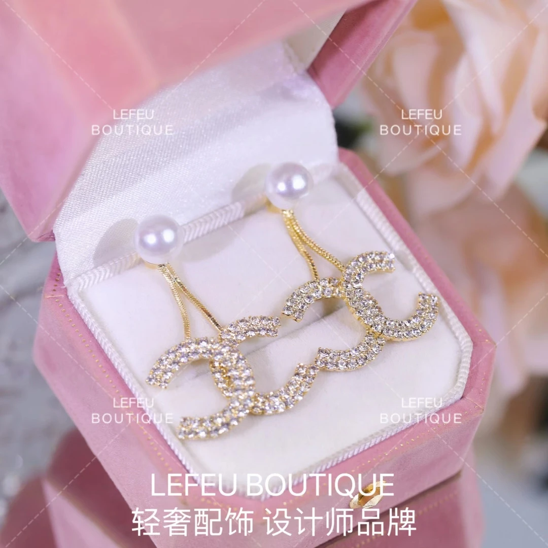 LEFEU BOUTIQUE 铜合金耳饰 品牌高定大牌耳饰两戴耳环RH0382#