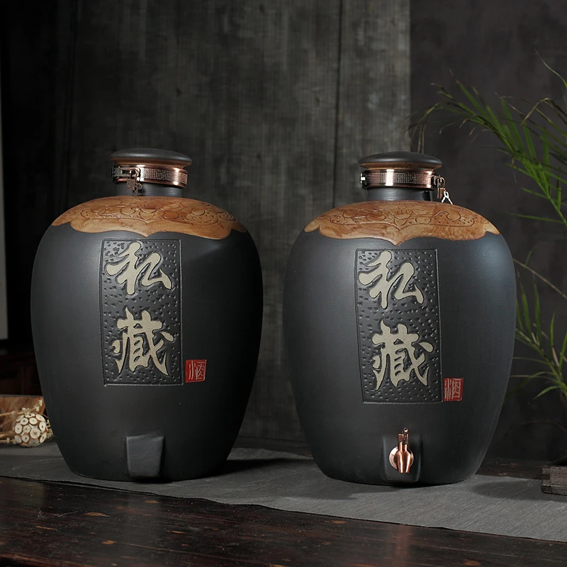 卡卡目景德镇家用密封空酒坛子10斤20斤30斤50斤泡酒瓶自酿酒罐缸