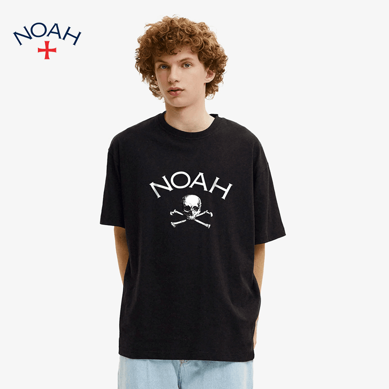 NOAH短袖T恤男女款23SS新款美式街头潮牌时尚骷髅头圆领宽松半袖