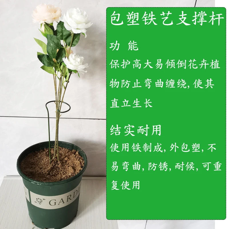 植物固定防倒伏花架子支撑绣球蝴蝶兰固定架月季爬藤花园支撑花架