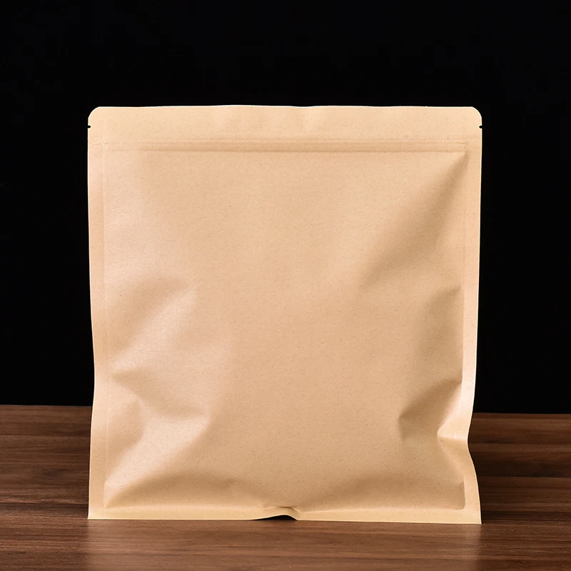 加厚纯铝茶饼袋子牛皮纸铝箔357克普洱密封储存收纳白茶拉链避光