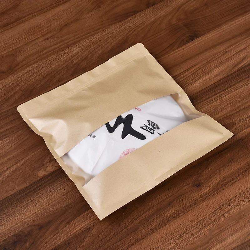 1000茶饼包装袋子普洱福鼎白茶叶密封自封牛皮拉链防潮收纳储存袋