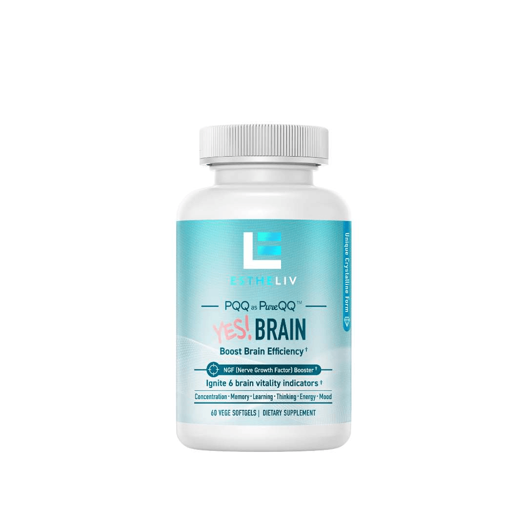 EstheliV/研生之力  YES! BRAIN 脑动力营养植物软胶囊 60粒/瓶