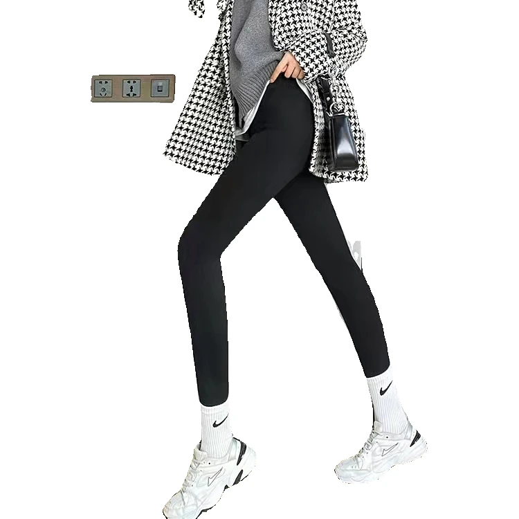 YANPING/燕苹新款加绒鲨鱼芭比裤收腹提臀高腰女外穿打底裤XD1130