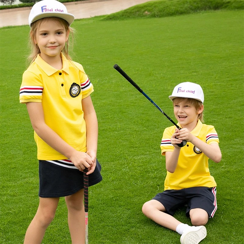 跪乳羊校服套装夏季小学生班服英伦风幼儿园园服短袖裙子两件套