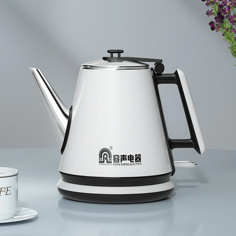 RONGSHENG/容声烧水壶家用泡茶壶自动断电不锈钢长嘴电热壶大容量