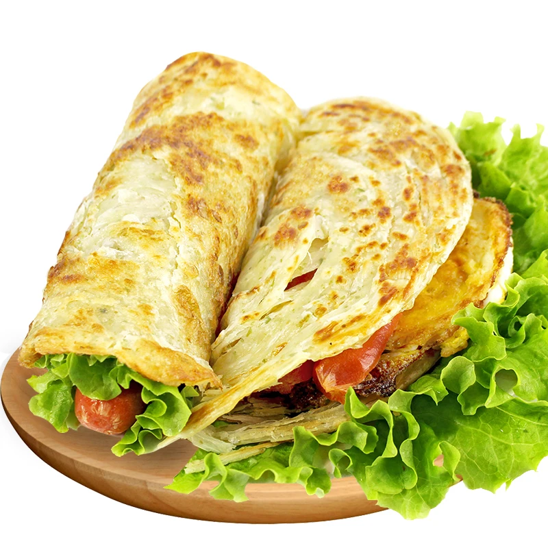 盛源来台湾葱香味手抓饼饼皮家庭装家用早餐千层饼20片1600g