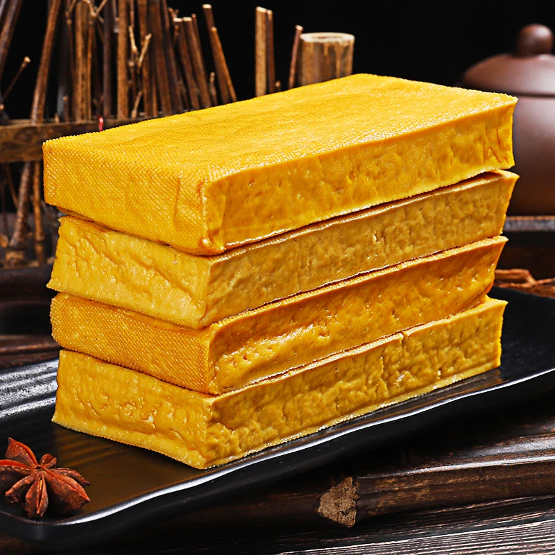 湖南新鲜原味豆干新化白溪土特产传统农家老手工柴火烟熏香干