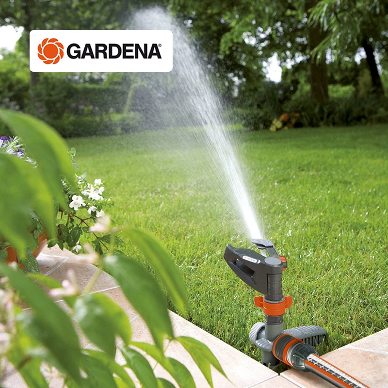 德国进口GARDENA嘉丁拿花园别墅脉冲喷洒地插式喷灌器8141洒水器