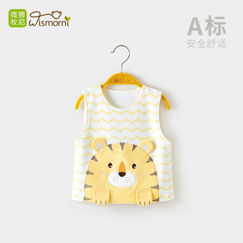 【小tiger】微狮牧尼婴儿马甲春秋无袖保暖马夹男女宝宝纯棉外穿