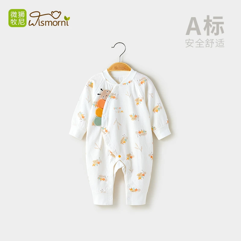 【秋之絮语】婴儿衣服春秋冬季宝宝连体衣纯棉秋装新生儿哈衣爬服