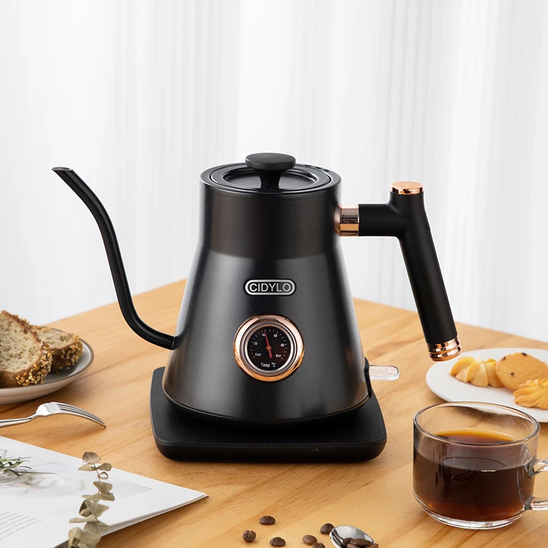 思迪乐CiDylo咖啡壶家用细长嘴手冲壶不锈钢电加热水壶泡茶控温壶