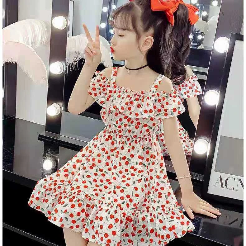 女童连衣裙夏装新款中大童碎花裙子2025夏季小女孩洋气公主连衣裙