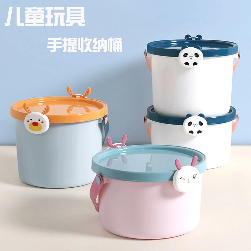 儿童玩具收纳桶小孩卡通收纳箱加厚塑料大小号整理箱储物箱收纳盒
