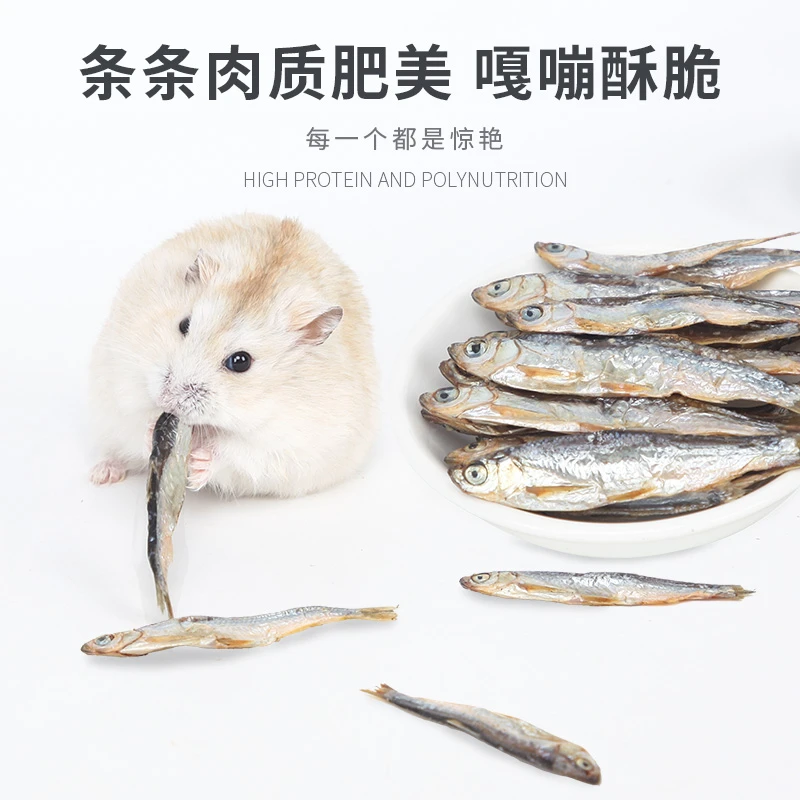 宠尚天小仓鼠低脂小鱼干金丝熊食物用品饲料零食大礼包吃什么零食