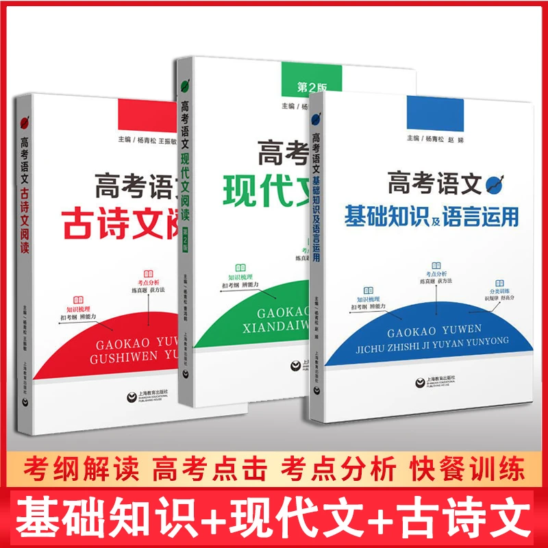 高考语文现代文阅读  古诗文阅读 基础知识及语言运用 杨青松著