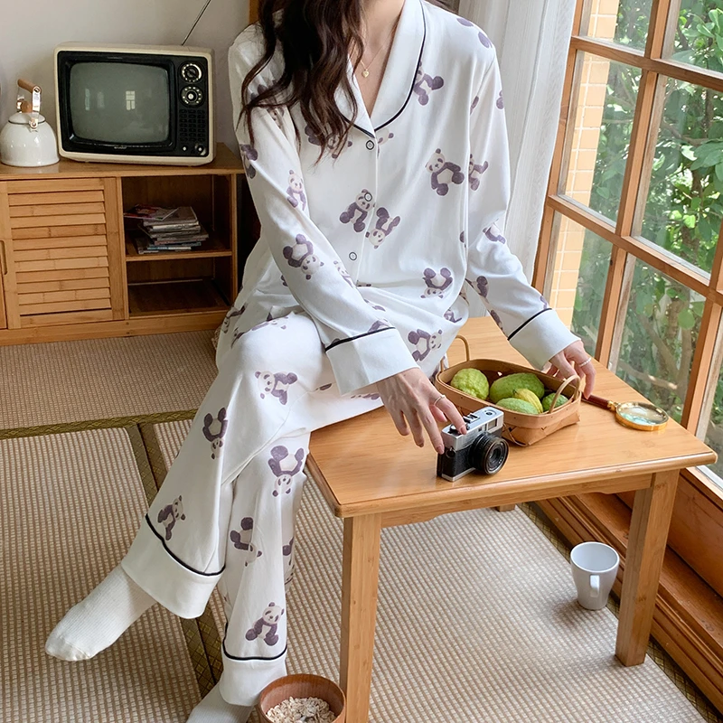 珈莹艾月子服春秋纯棉10月份产后哺乳家居服套装待产孕妇睡衣冬11