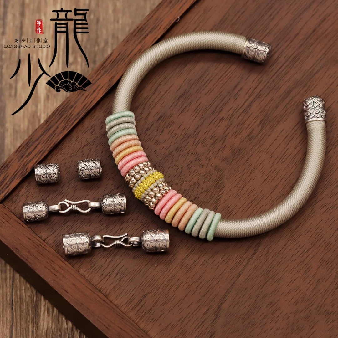 铜合金手链 祥云手链扣九成迦叶手绳扣头轮回手链扣
