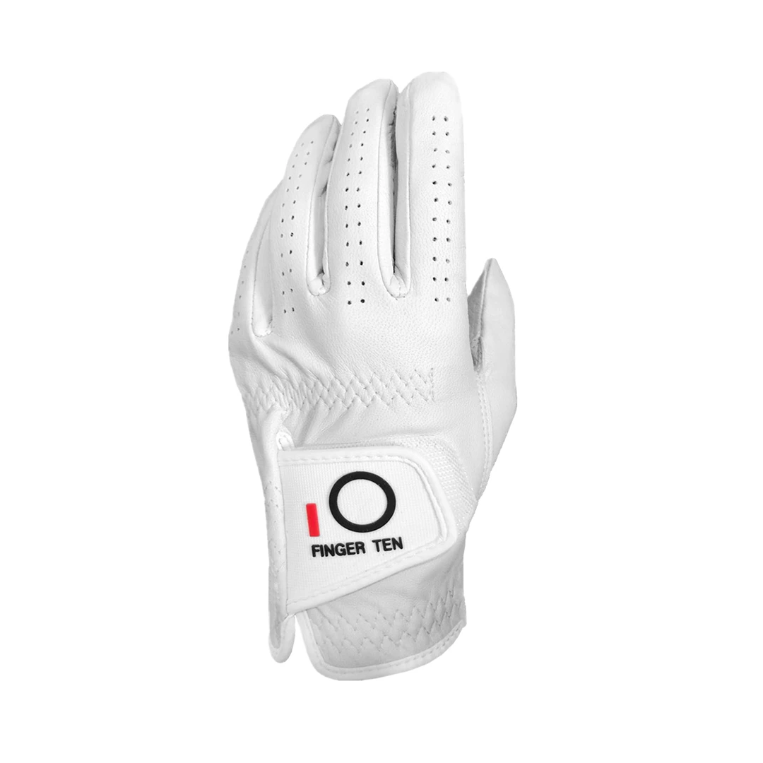 高尔夫手套男士真皮2022新款羊皮魔术贴防滑耐磨透气单只高球手套