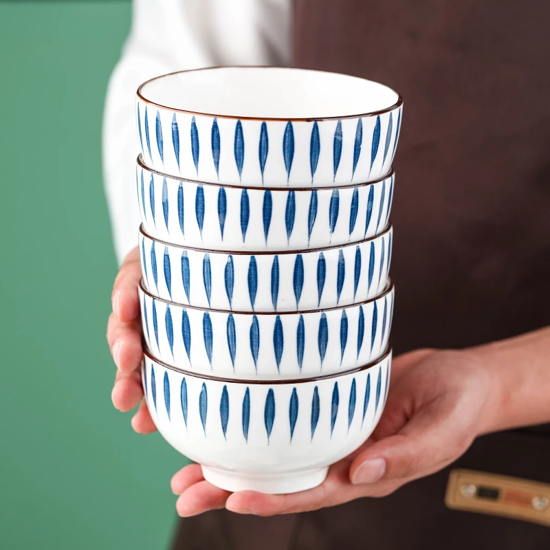 大碗汤碗面碗简约卡面碗单个日式家用餐具创意陶瓷碗大号饭碗汤盆