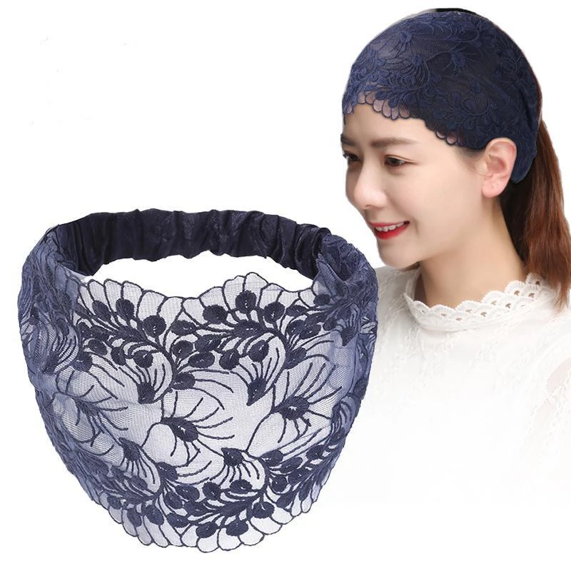 妃要C04承鑫头带燕幂女性简约发圈发饰复古发带魔术贴防滑女童