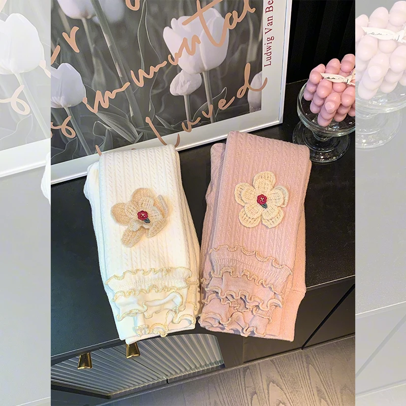 【现货】小沐沐女童加绒连裤袜2023新款冬装小童女宝宝一体绒打底袜
