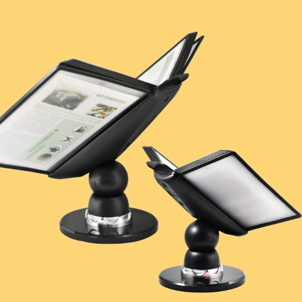 装得快台式A4翻页文件资料架展示架广告活页宣传页展架JX6801-A4